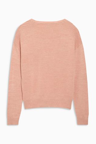 Ripple Boat Neck Sweater